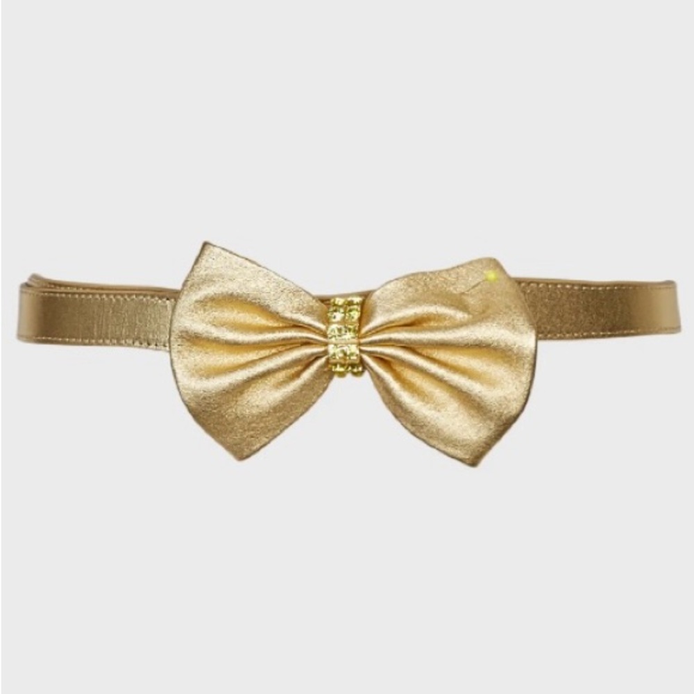 Elegant Gold Bow Belt
